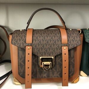 Michael Kors Brown Signature Satchel